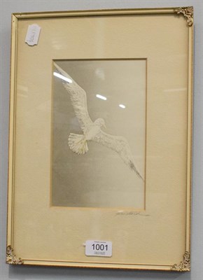 Lot 1001 - Gwen Frostic (20th century) Albatross, pencil signed to mount, linocut, framed and glazed
