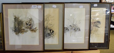 Lot 1020 - British School, a quantity of decorative prints of hunting and wildlife scenes (qty)