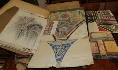 Lot 1093 - Alexander Young Simpson (Early 20th century) A folio of interior and architectural decoration...