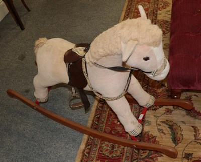 Lot 1141 - A Burberry children's soft toy rocking horse