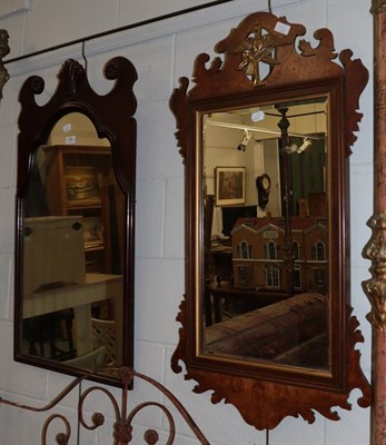 Lot 1185 - Two reproduction fretwork mirrors