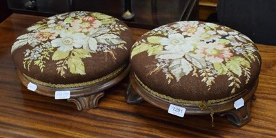 Lot 1291 - Two Victorian footstools (a.f.)