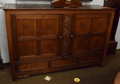 Lot 1374 - A chancel cupboard, 187cm wide