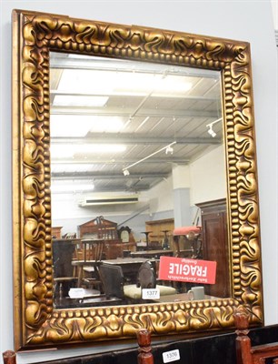 Lot 1377 - A gilt framed mirror