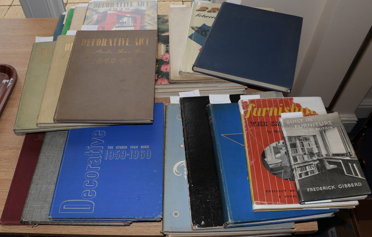 Lot 2032 - Decorative Art The Studio Year Book (1931) (1938) (1943-48) (1949) (1950-51) (1952-53)...