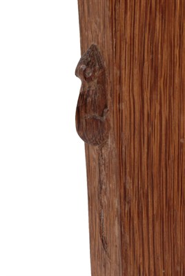 Lot 2048 - Robert Mouseman Thompson (1876-1955): A Pair of English Oak Tall Panelled Cupboards,...