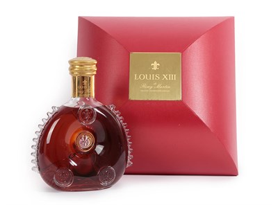 Lot 2125 - Remy Martain Louis XIII Grande Champagne Cognac, carafe No. DH 9674, in fitted case (one bottle)