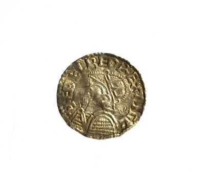 Lot 2005 - Aethelred Silver Penny, Helmet type, London Mint TOCA MO LVNDEN; obv. armoured bust left with...