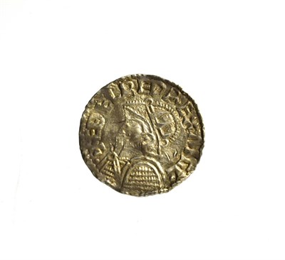 Lot 2005 - Aethelred Silver Penny, Helmet type, London Mint TOCA MO LVNDEN; obv. armoured bust left with...