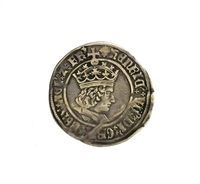 Lot 2025 - Henry VII, Profile Groat, regular issue with triple band to crown, mm. cross-crosslet both...