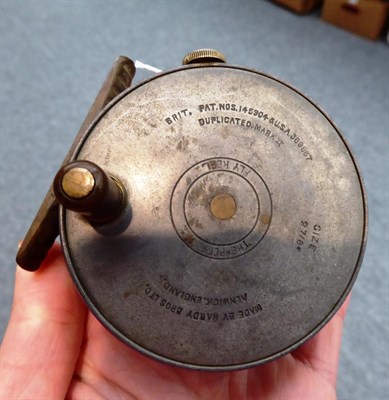 Lot 3009 - A Hardy  2 7/8'' Dia  Perfect Fly Reel with MKII check..