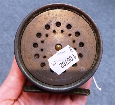 Lot 3009 - A Hardy  2 7/8'' Dia  Perfect Fly Reel with MKII check..