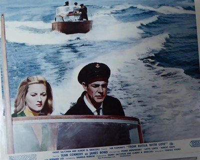 Lot 3018 - James Bond 007 From Russia With Love Eight Colour Lobby Cards (all G) together with five b/w stills