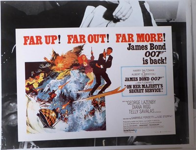 Lot 3027 - James Bond 007 On Her Majesty's Secret Service Colour Lobby Cards a set of eight; together with...