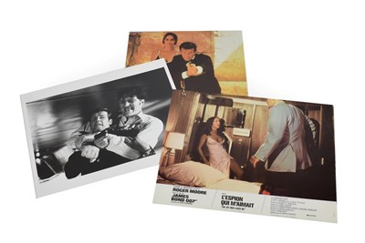 Lot 3030 - James Bond 007 The Spy Who Loved Me French Colour Lobby Cards 'L'Espion Qui M'Aimait' a set of ten