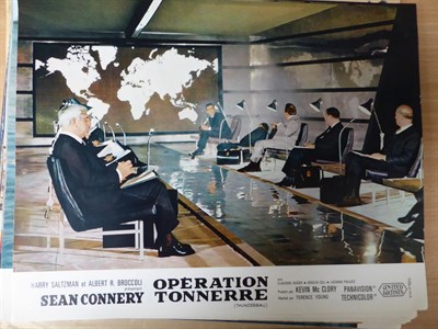 Lot 3034 - James Bond 007 Thunderball Set Of Twelve Colour French Lobby Cards 'Operation Tonnerre' each...