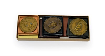 Lot 3058 - Compagnie Des Messageries Maritimes Commemorative Medallions (i) Pierre Loti 1953 (ii) Tahitien...