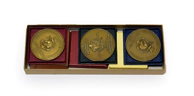 Lot 3059 - Compagnie Des Messageries Maritimes Commemorative Medallions (i) Pierre Loti 1953 (ii) Viet-Nam...
