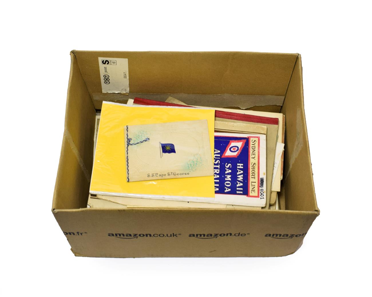 Lot 3101 - Shipping Booklets And Leaflets including Atlantic Transport Line SS Minneapolis menu 1908; Atlantic