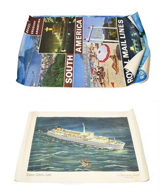 Lot 3115 - Shipping Posters (i) Royal Mail Lines - South American (ii) Royal Mail Lines - Sail Into...