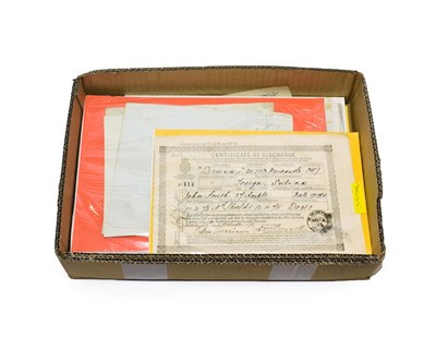 Lot 3138 - Victorian Era Shipping Paperwork including Menu for Annual Dinner of James & George Thomson...