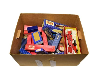 Lot 3156 - Hornby Dublo 2/3 Rail  Wagons a collection of 45 assorted examples (generally F-G) together...