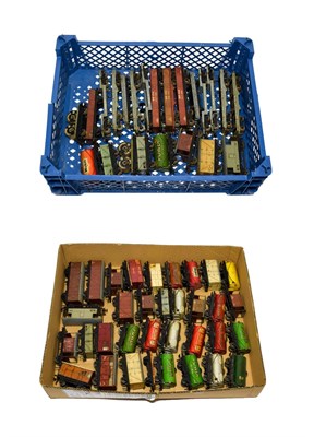 Lot 3163 - Hornby Dublo 3 Rail  Wagons a collection of assorted examples (generally F-G) (56)