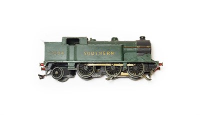 Lot 3165 - Hornby Dublo 3 Rail 0-6-2 Southern 2594 Locomotive malachite green (F-G)