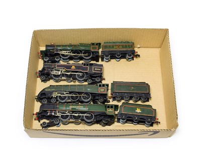 Lot 3173 - Hornby Dublo 3 Rail Locomotives Duchess of Montrose, Silver King, Bristol Castle and 2-6-4T BR...