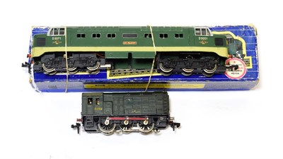 Lot 3182 - Hornby Dublo 3 Rail 3232 Co-Co Diesel Electric Locomotive St Paddy (G box F-G) together with...
