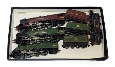 Lot 3185 - Hornby Dublo 3 Rail Locomotives Silver King, Duchess of Montrose matt, Duchess of Atholl and 0-6-2T