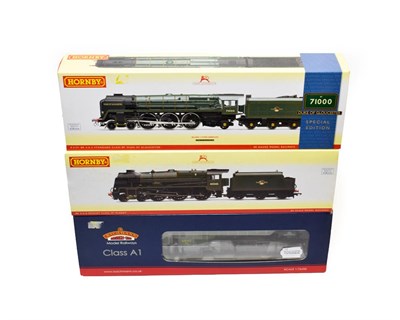 Lot 3196 - Hornby (China) OO Gauge DCC Ready Locomotives R3191 Duke of Gloucester BR 71000 (E box G-E)...