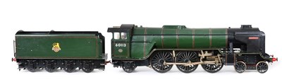 Lot 3202 - Kit/Scratch Built Live Steam 3 1/2'' Gauge Locomotive Hielan Lassie finished in green as BR...