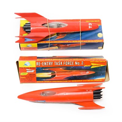 Lot 3204 - Made In Hong Kong Century 21 Toys Re-Entry Task Force No.2  and No.3 both friction drive (both G-E