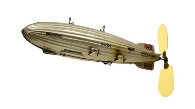 Lot 3209 - TippCo Hindenburg Airship with four engine pods, forward gondola, celluloid propeller, registration