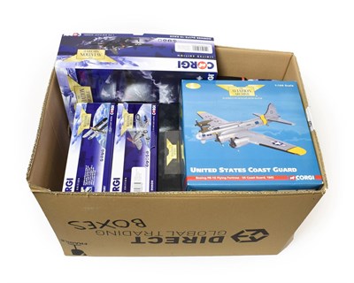 Lot 3238 - Corgi Aviation Archive 1:72 Scale Group AA38808 Dornier Do17Z, AA27302 Hawker Fury, AA39602...