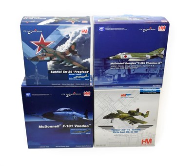 Lot 3258 - HM (Hobbymaster) 1:72 Scale Aircraft Group HA1301 A10A, HA1916 Phantom II, HA3703 McDonnell...