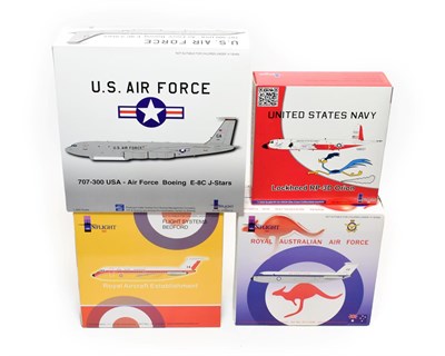 Lot 3267 - Inflight 200 Military Aircraft (i) USAF Boeing 707-300 (ii) Royal Australian Air Force BAC111 (iii)