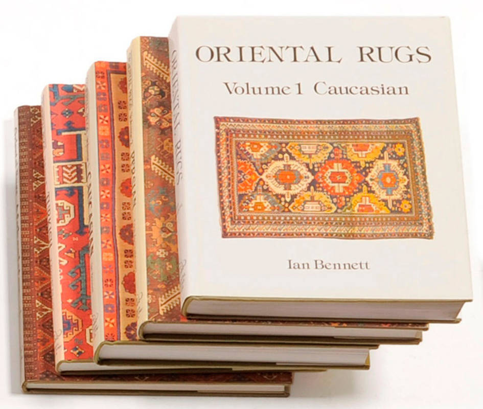 Lot 1141 - Oriental Rugs, vols 1-4, Caucasian (2), Persian, Afghanistan, Turkish, Antique Collectors' Club (5)