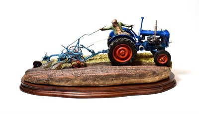 Lot 16 - Border Fine Arts 'At the Vintage' (Fordson E27N Tractor), model No. B0517 by Ray Ayres, limited...