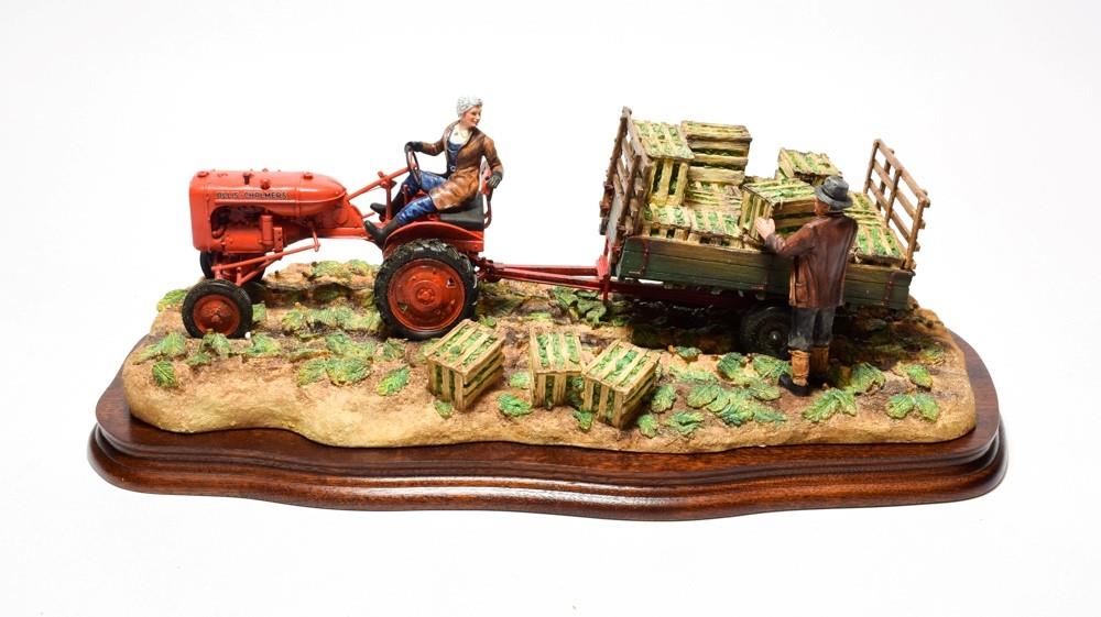 Lot 36 - Border Fine Arts 'Cut and Crated' (Allis Chalmers Tractor), model No. B0649 by Ray Ayres,...
