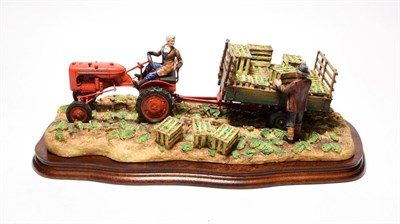 Lot 36 - Border Fine Arts 'Cut and Crated' (Allis Chalmers Tractor), model No. B0649 by Ray Ayres,...
