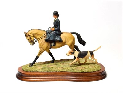 Lot 47 - Border Fine Arts 'Elegance in the Field' (Rider and Horse), model No. L126 by Anne Wall,...