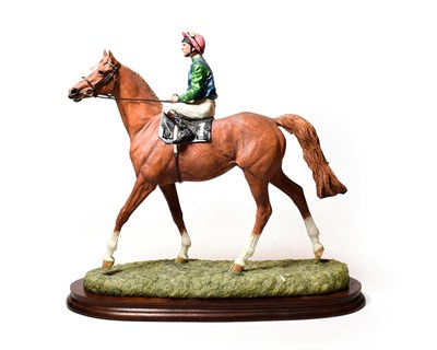 Lot 105 - Border Fine Arts 'On Parade', model No. B0801A by Anne Wall, limited edition 379/950, on wood base