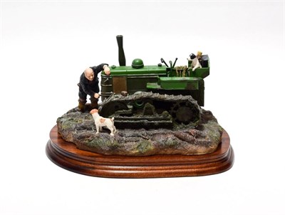 Lot 122 - Border Fine Arts 'Starts First Time' (Fowler Diesel Crawler Mark VF), model No. B0702 by Ray Ayres