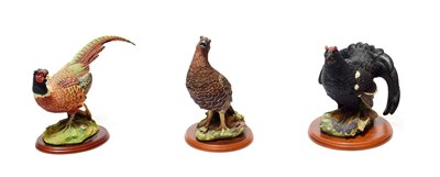 Lot 126 - Border Fine Arts Studio Game Birds Comprising: 'Pheasant' (Style Two), model No. A0659,...