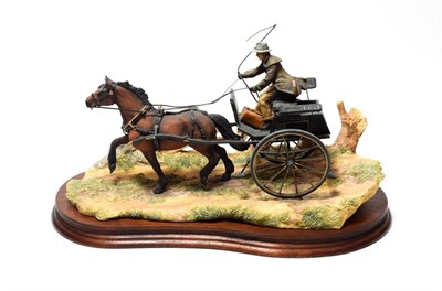 Lot 144 - Border Fine Arts 'The Country Doctor' (Man and Gig), model No. JH63 by Ray Ayres, limited...