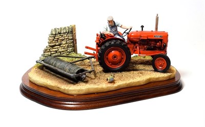 Lot 155 - Border Fine Arts 'Turning with Care' (Nuffield Tractor), model No. B0094 by Ray Ayres, limited...