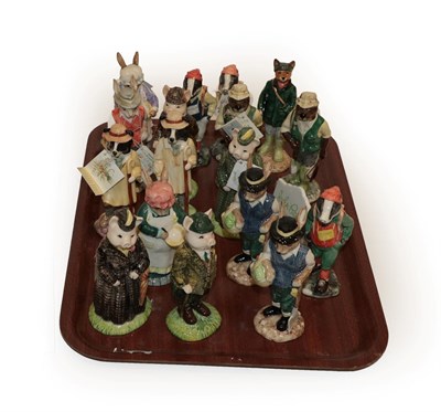 Lot 247 - Beswick Englisgh Country Folk including six limited edition, new colourway figures: Lady Pig,...