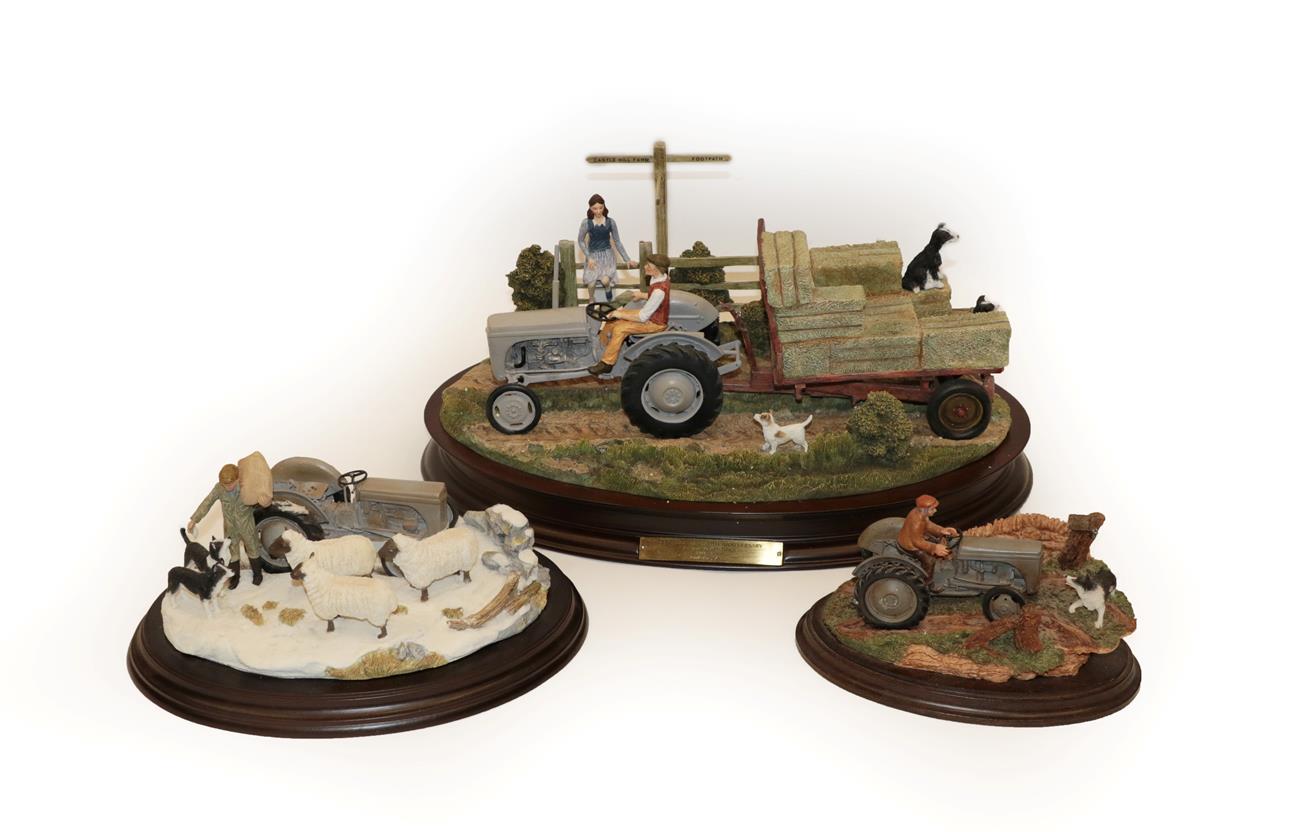 Lot 263 - Country Artists Models: 'The Hay Ride', 60th Anniversary Tribute to the Ferguson TE20, limited...
